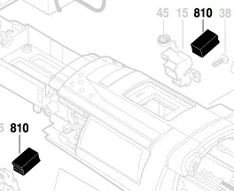 Balais charbon 1 619 P02 870 BOSCH